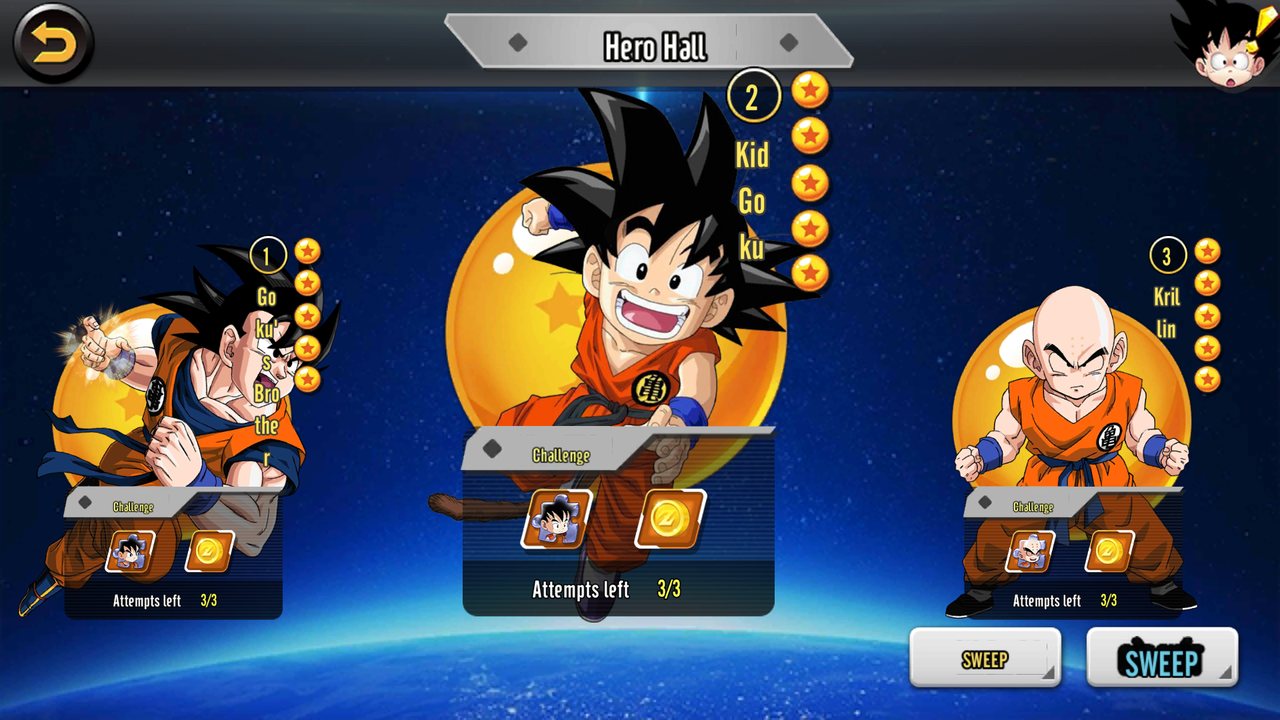 The Hall of Heroes with its hero trials